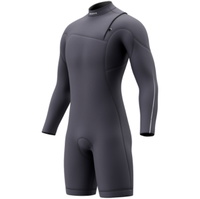 Heren The One 3/2mm Ritssluiting-vrij Lange Mouwen Shorty Wetsuit